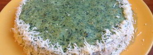 блинный тортик со шпинатом и тунцом. Шаг 4