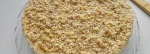 быстрый торт на сковороде со сгущенкой. Шаг 9