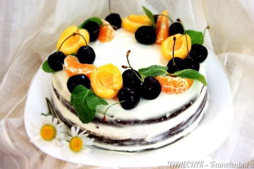 Рецепт голый шоколадный торт