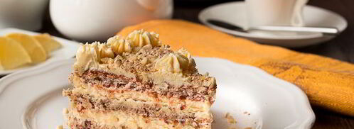 ореховый торт с масляным кремом. Шаг 28