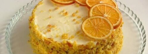 осенний торт из тыквы с апельсином. Шаг 20