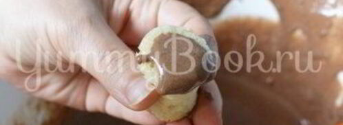 шоколадный семифредо с бисквитом. Шаг 7