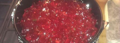 шоколадный торт с молочно-клубничным желе. Шаг 5