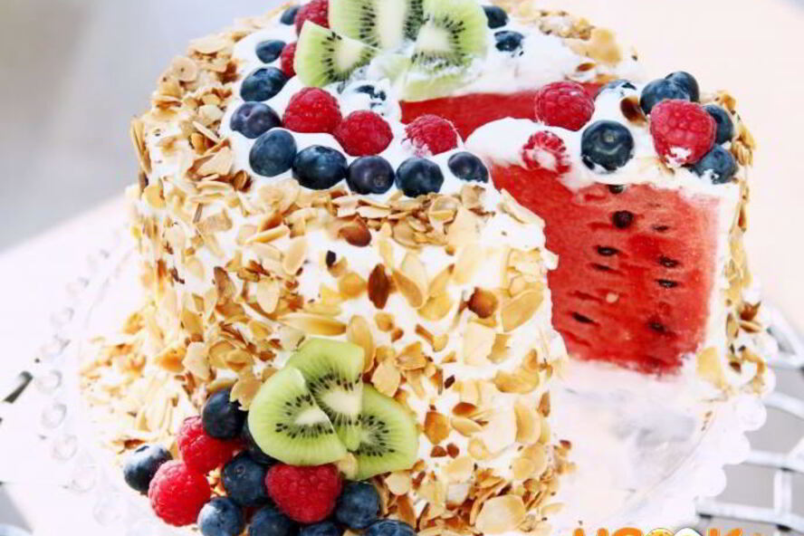 Рецепт торт из арбуза