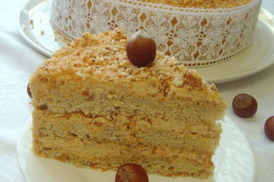 Рецепт торт карамельный орешек