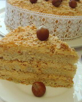 Торт Карамельный орешек