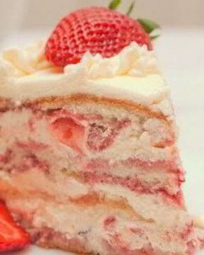 Торт Клубника со сливками