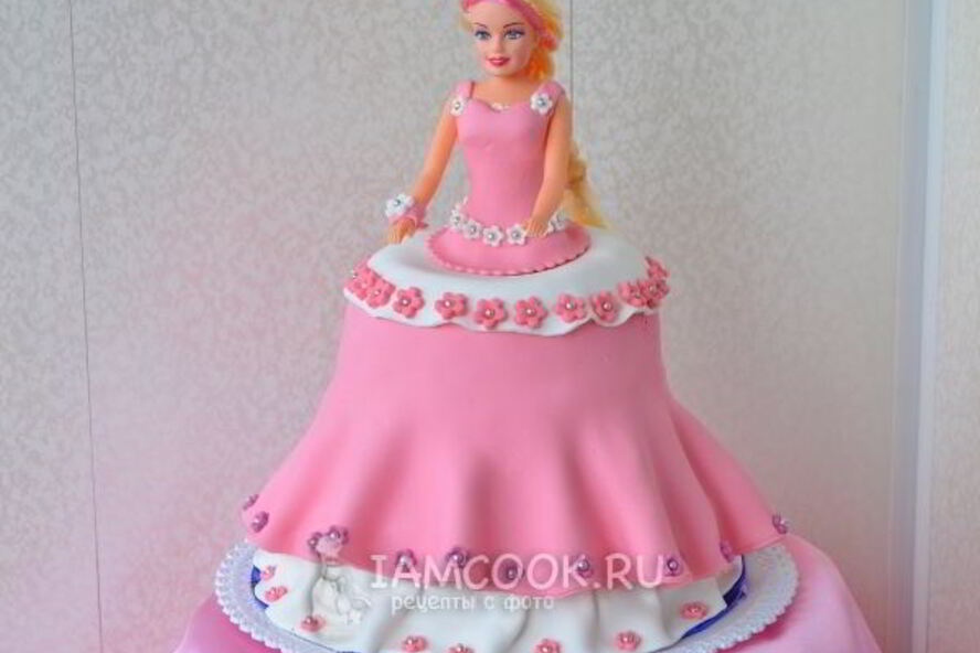 Рецепт торт-кукла розовая принцесса