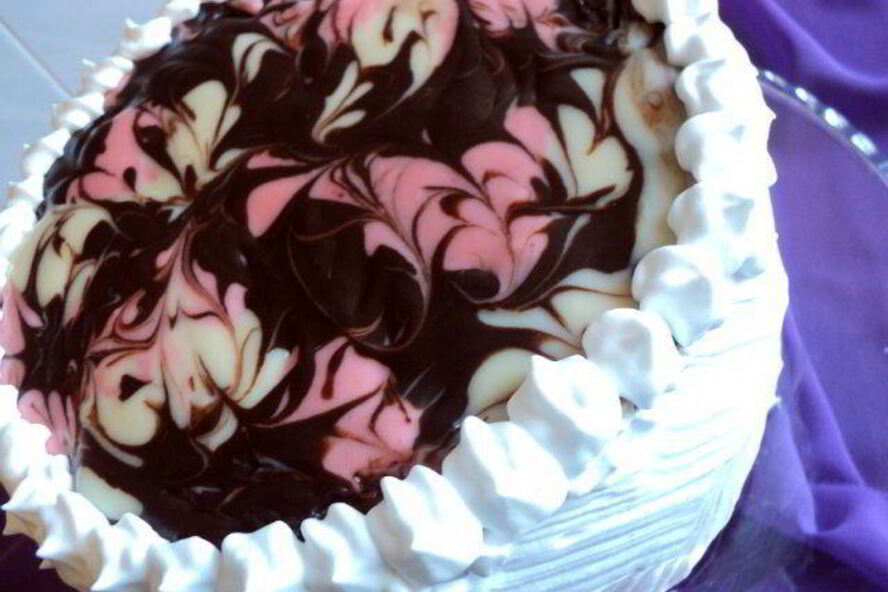 Рецепт торт малиново-шоколадный фентази