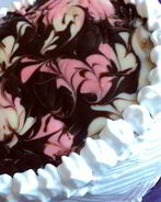 Торт малиново-шоколадный Фентази