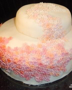 Торт на рубиновую свадьбу