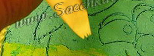 торт-разукрашка с нюшей. Шаг 3