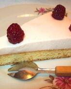 Торт с йогуртом и желатином