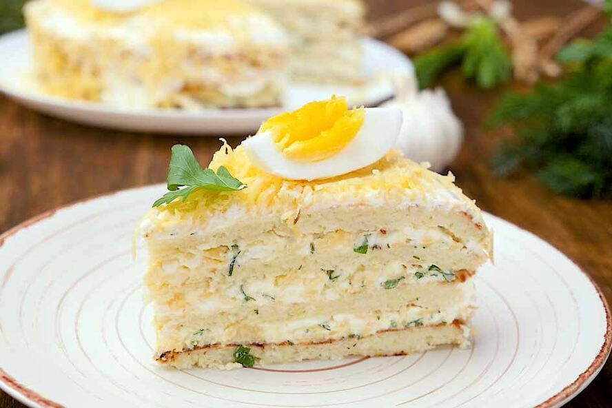 Рецепт торт с капустой