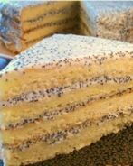Торт с маком и сметанным кремом