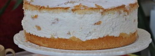 творожный торт с мандаринами. Шаг 8