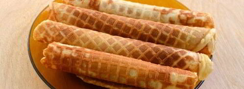 тонкие медовые вафли. Шаг 7