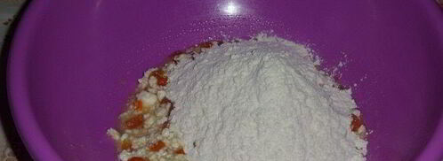 творожные вафли с курагой. Шаг 5