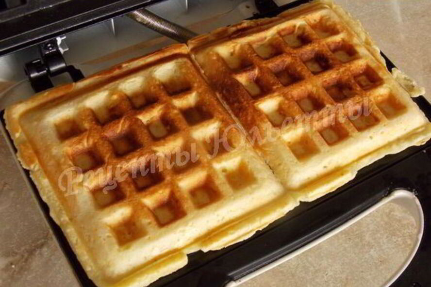 Рецепт творожные вафли