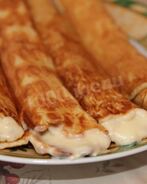 Вафельные трубочки с кремом