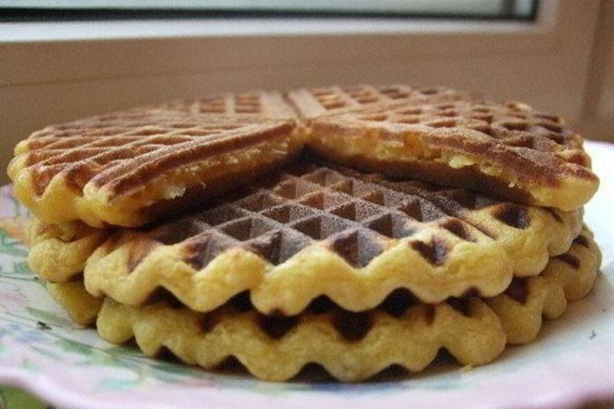 Рецепт вафли кукурузные