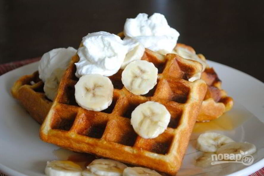 Рецепт вафли на кефире в электровафельнице