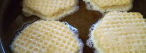 вафли с фаршем в кляре. Шаг 7