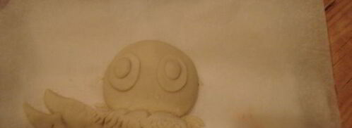 выпечка из пресного теста попугай кеша. Шаг 7