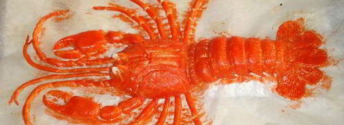 выпечка из пресного теста раки. Шаг 8