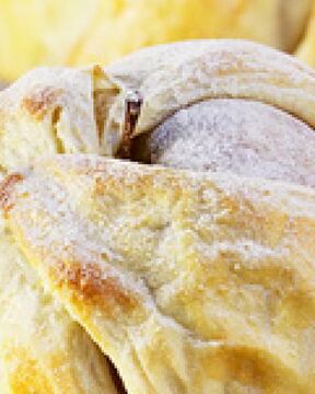 Яблоки в тесте