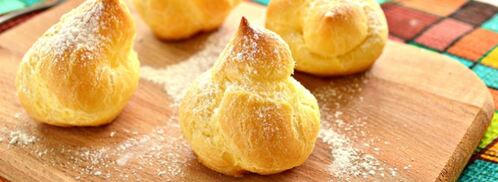 профитроли без начинки. Шаг 5