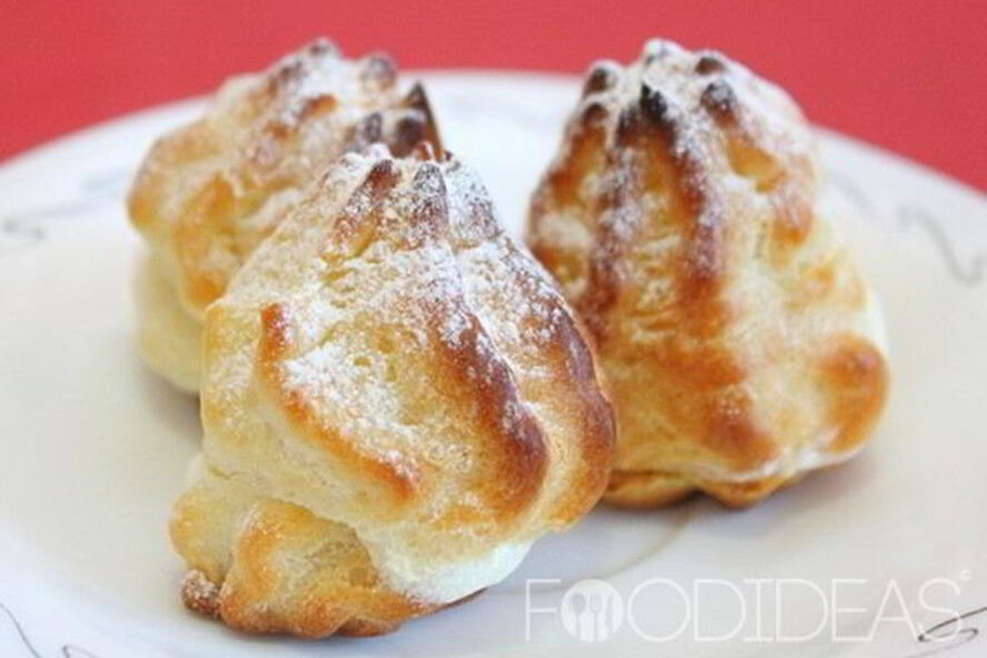 Рецепт профитроли с заварным кремом