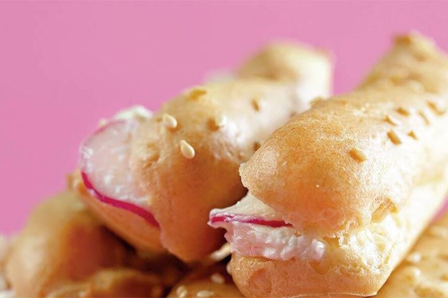 Рецепт эклеры с креветками