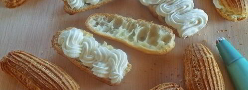 эклеры со сливками. Шаг 15