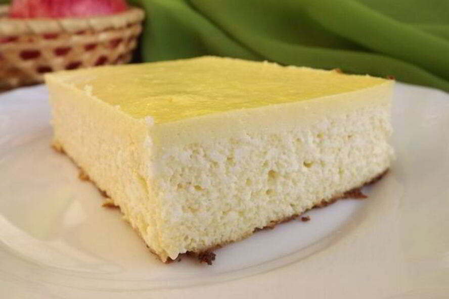 Рецепт двухэтажная творожная запеканка с изюмом