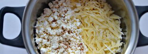 гречневая запеканка с творогом и шпинатом. Шаг 3