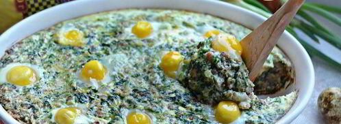 гречневая запеканка с творогом и шпинатом. Шаг 6