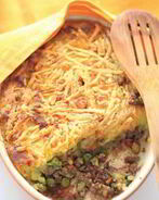 Картофельная запеканка с бараниной