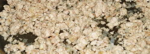 картофельная запеканка с куриным фаршем и сыром. Шаг 2