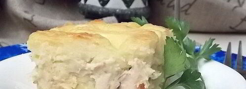 картофельная запеканка с курицей и сыром. Шаг 6