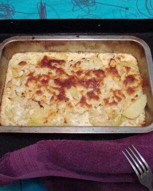 Картофельно-капустная запеканка