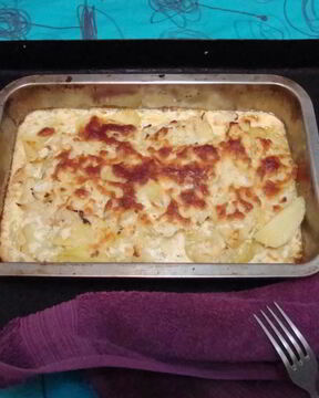 Картофельно-капустная запеканка