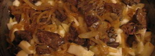 овощная запеканка с печенью. Шаг 6