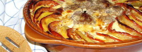 овощная запеканка с тефтельками. Шаг 6