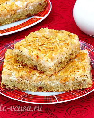 Овсяная запеканка с яблоками