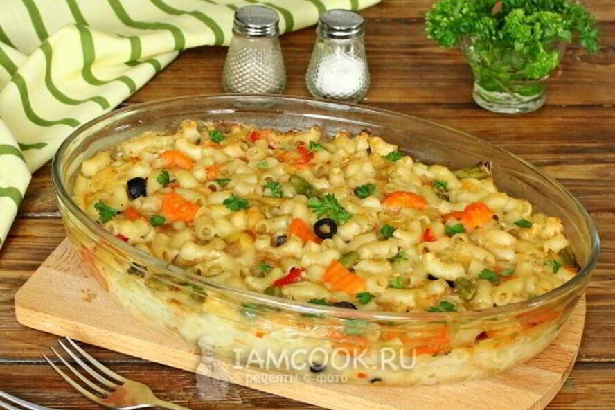 Рецепт постная запеканка из макарон