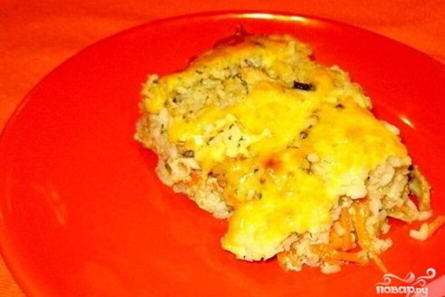 Рецепт рисовая запеканка с курицей