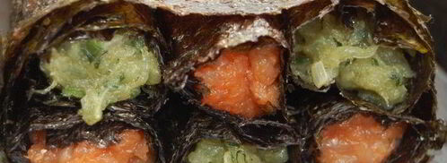 рыбная запеканка в листах нори и имбирное желе. Шаг 6