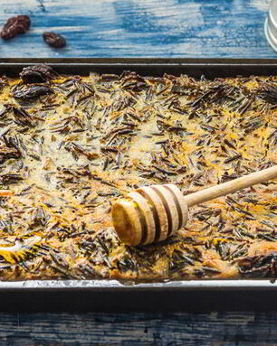 Сладкая запеканка из дикого риса