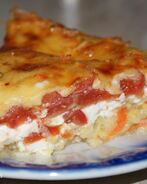 Сырно-овощная запеканка